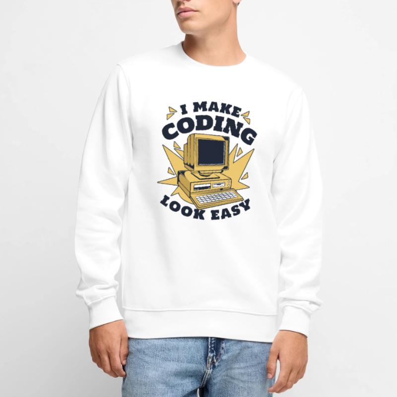 Je rends le codage facile Developer Coder Pull Premium bio Homme