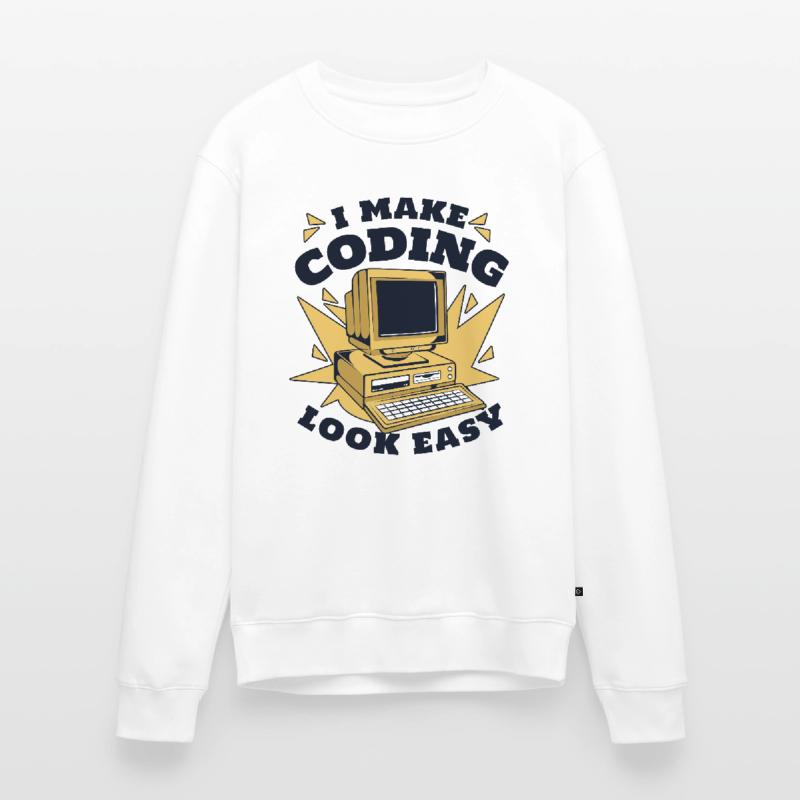 Je rends le codage facile Developer Coder Pull Premium bio Homme