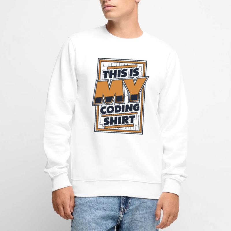This Is My Coding Clothing Developer Coder Men's Premium Organic Jumper