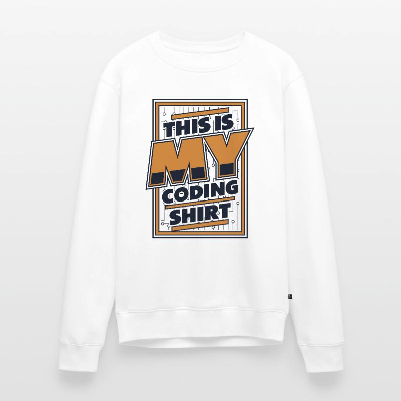 This Is My Coding Clothing Developer Coder Men's Premium Organic Jumper