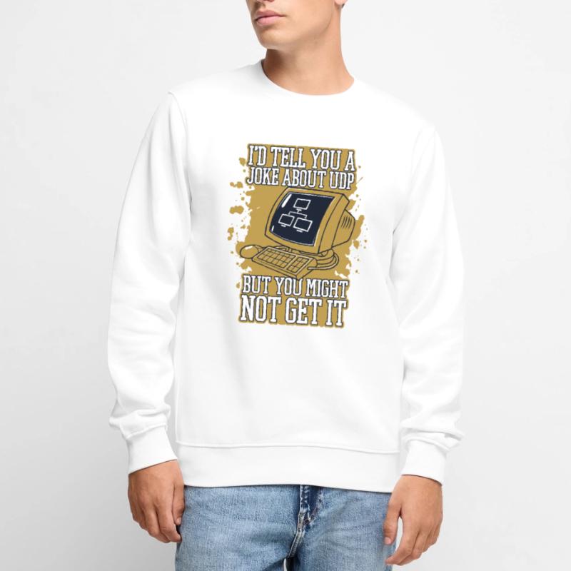 I'd Tell You A Joke About UDP Developer Coder Men's Premium Organic Jumper