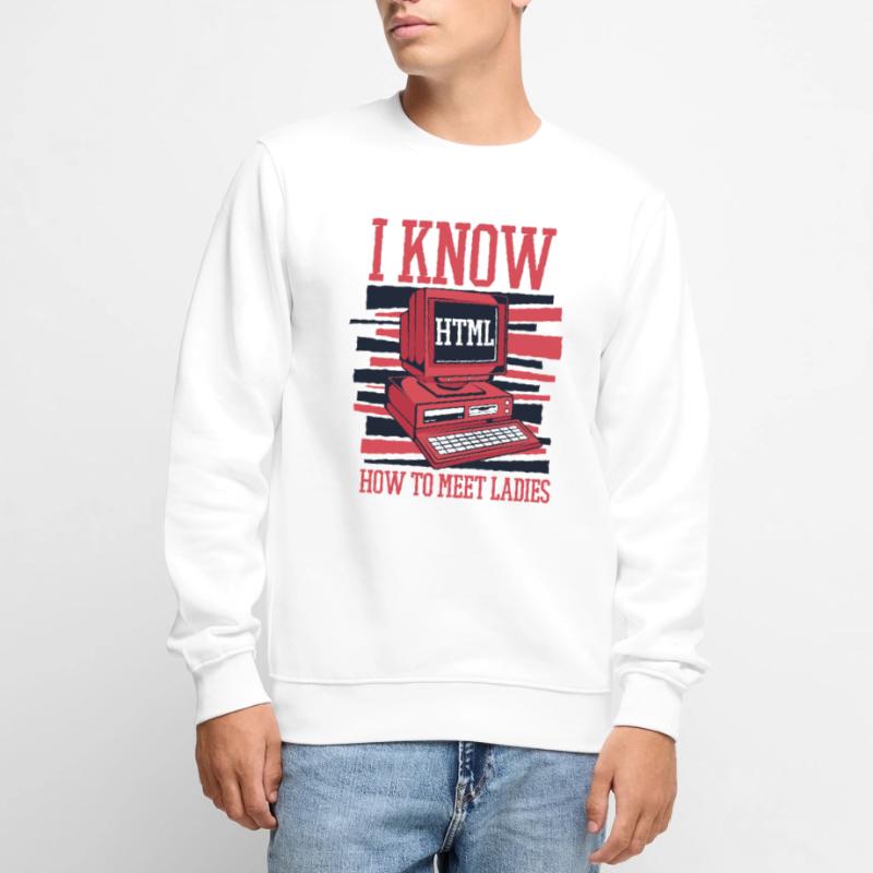Je sais chaud pour rencontrer des dames Developer Coder Pull Premium bio Homme