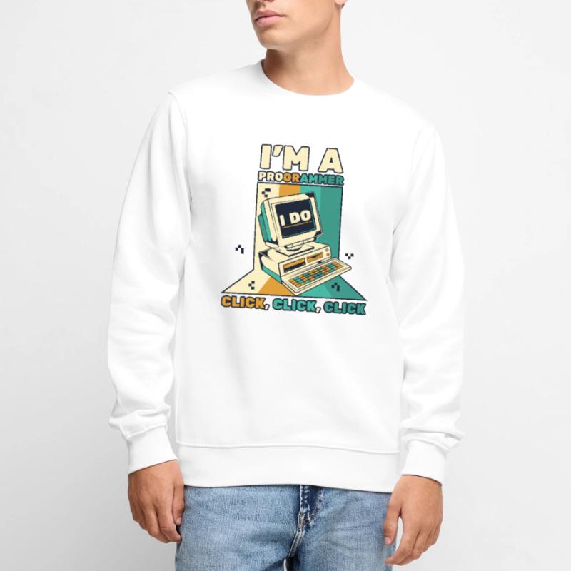 I'm A Programmer Click Softwareingenieur Coder Männer Premium Bio Pullover