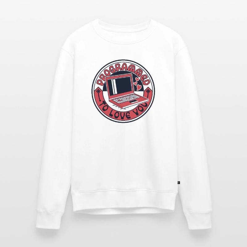 Programmed To Love You Developer Coder Men's Premium Organic Jumper