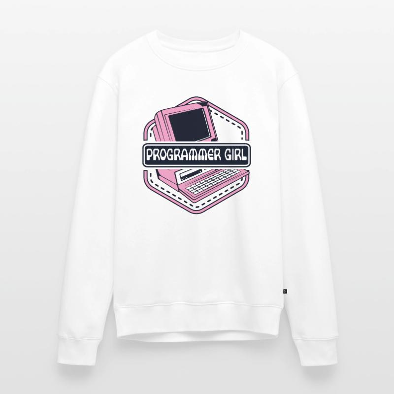 Programmer Girl Software Engineer Developer Men's Premium Organic Jumper