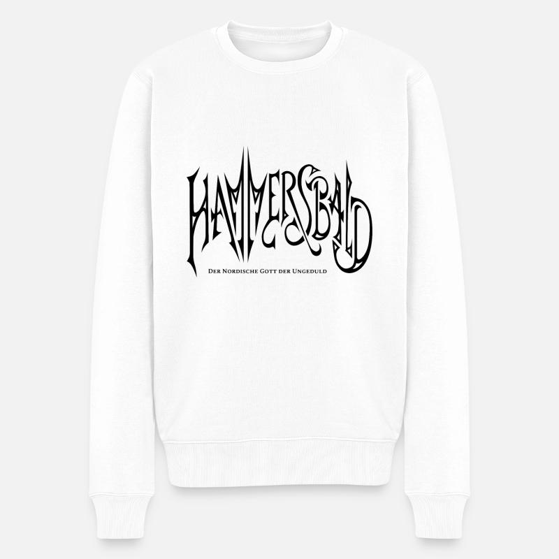 Hammersbald noir - Pull Premium bio Homme - blanc