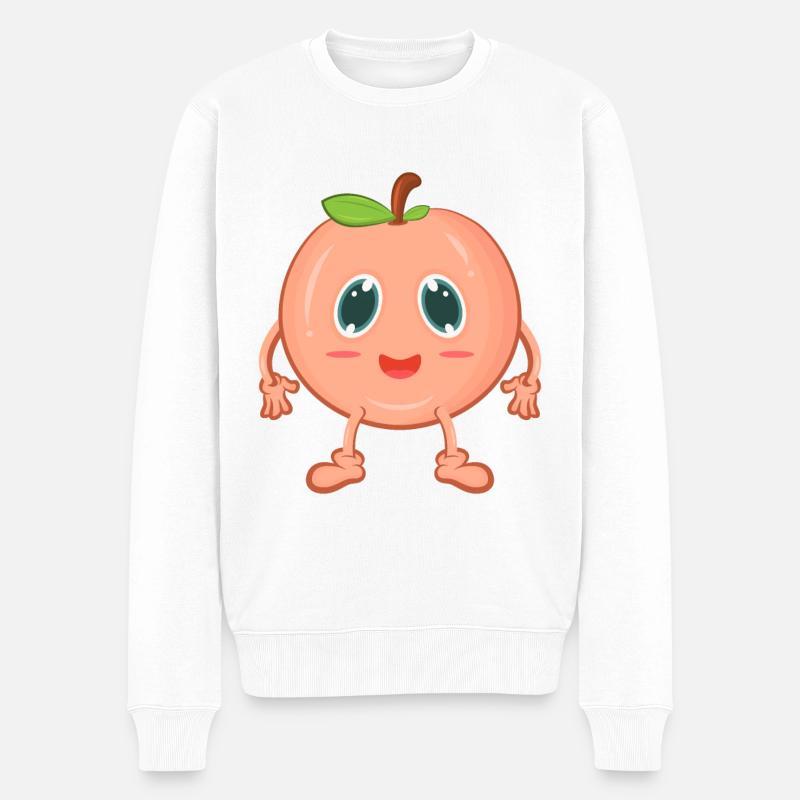 Bande dessinée de pêche - Pull Premium bio Homme - blanc