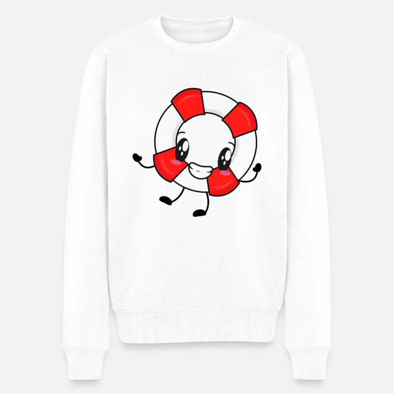 Sauveteur sauveteur sauveteur - Pull Premium bio Homme - blanc