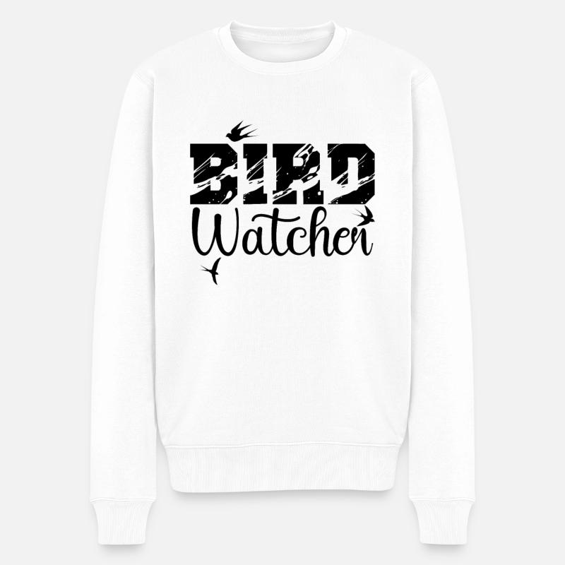 Ornithologue ornithologue - Pull Premium bio Homme - blanc