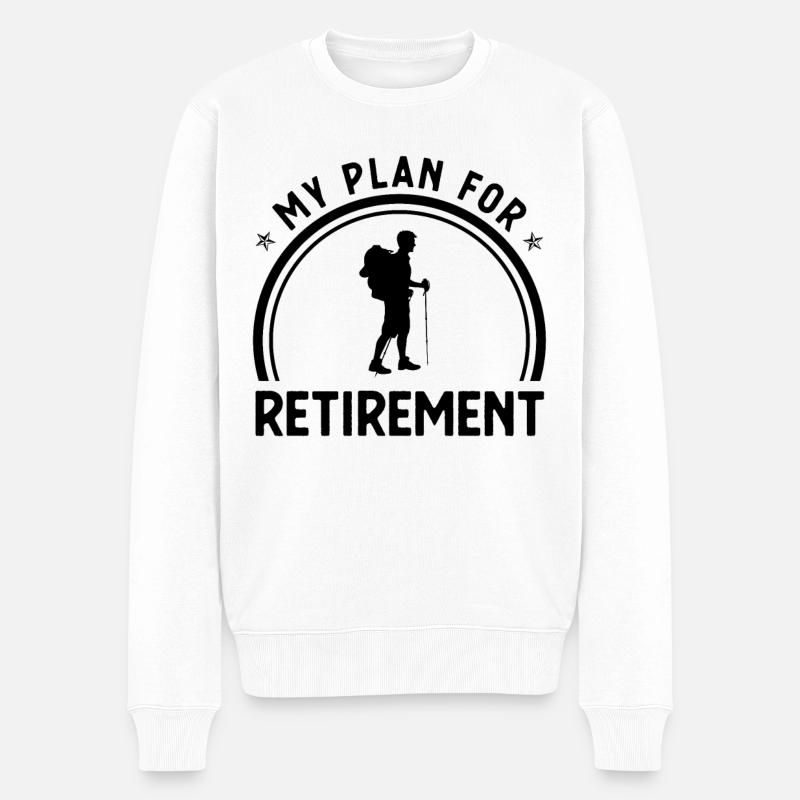 Mon plan de retraite - - Pull Premium bio Homme - blanc