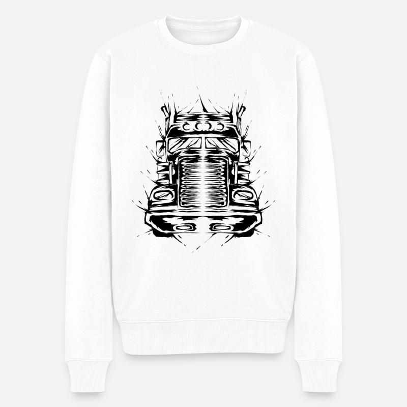 Camionneur - Pull Premium bio Homme - blanc