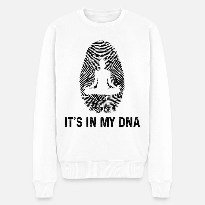 C’est dans mon ADN - - Pull Premium bio Homme - blanc