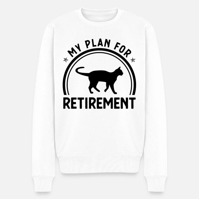 Mon plan de retraite - - Pull Premium bio Homme - blanc
