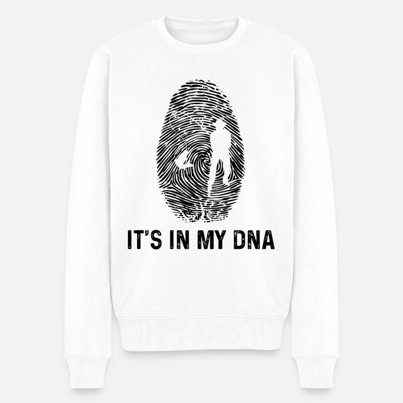 C’est dans mon ADN - - Pull Premium bio Homme - blanc