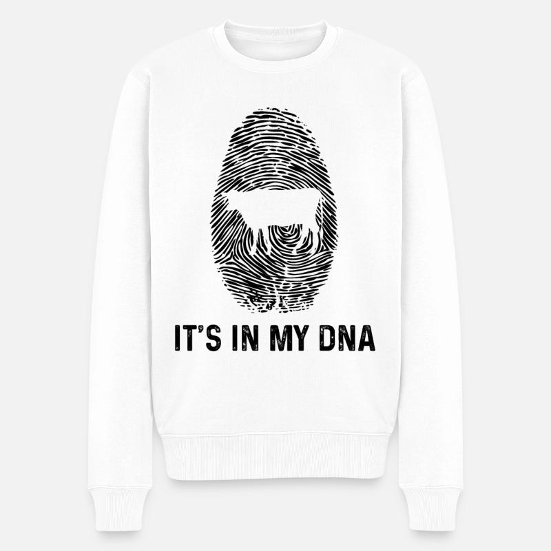 C’est dans mon ADN 1 - - Pull Premium bio Homme - blanc