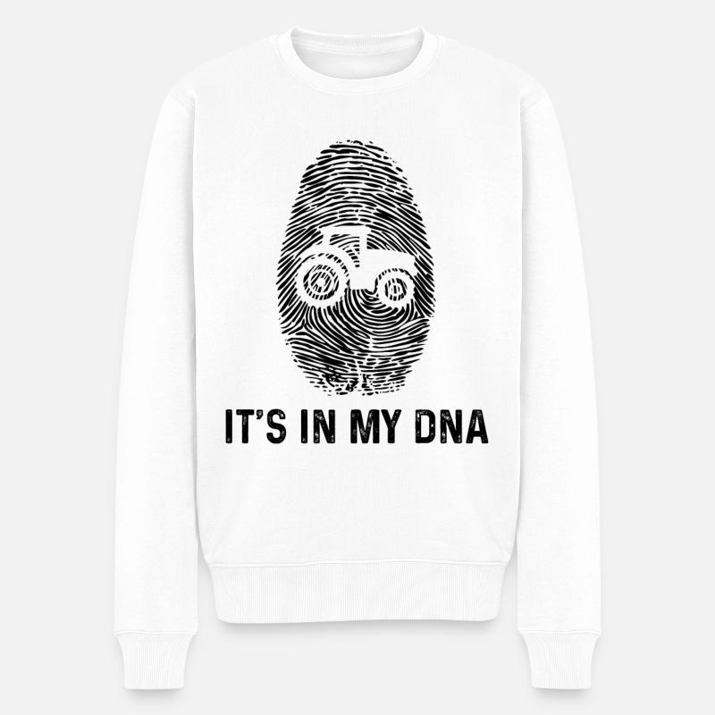 C’est dans mon ADN - - Pull Premium bio Homme - blanc