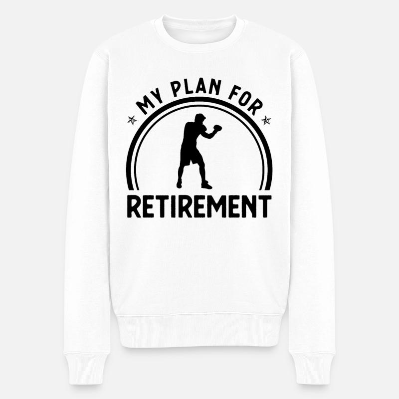 Mon plan de retraite - - Pull Premium bio Homme - blanc