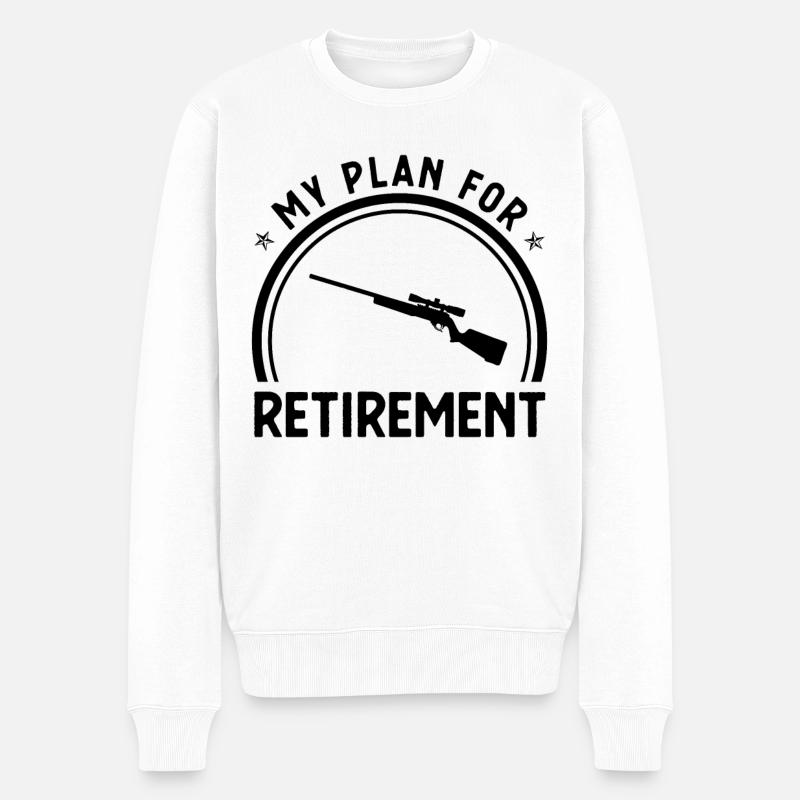 Mon plan de retraite - - Pull Premium bio Homme - blanc