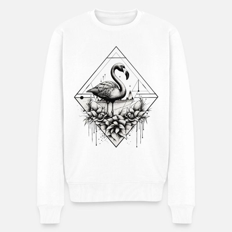 Flamant - Pull Premium bio Homme - blanc
