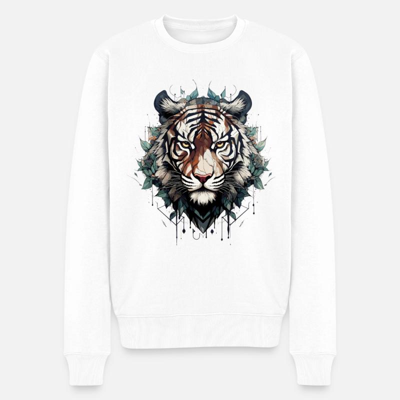 Tigre - Pull Premium bio Homme - blanc