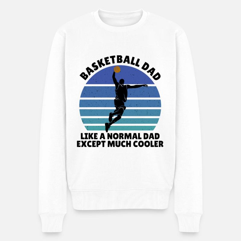 basket papa - Pull Premium bio Homme - blanc