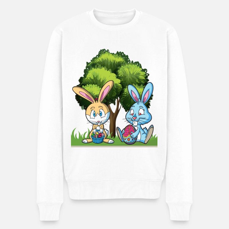 Easter easter easter Easter - Men's Premium Organic Jumper - white