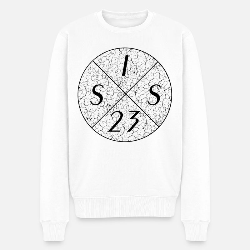 Sis 23 - Männer Premium Bio Pullover - Weiß