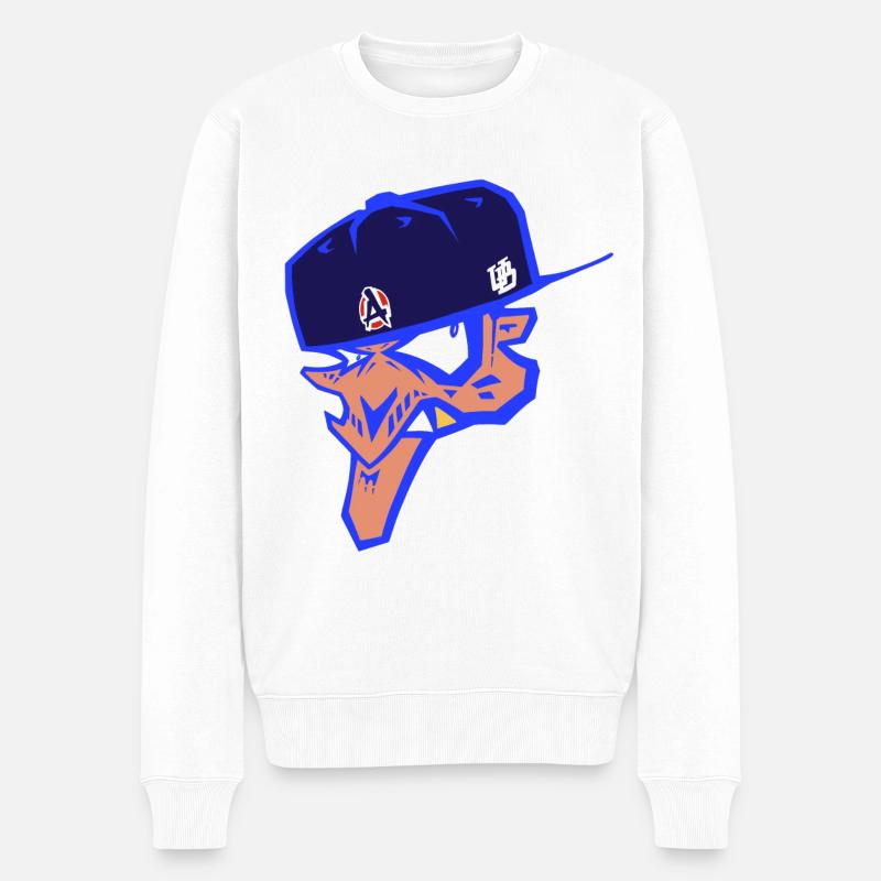 U.B. - Pull Premium bio Homme - blanc