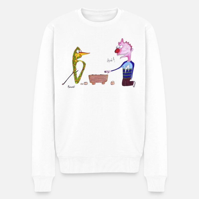 Un jeu cruel - Pull Premium bio Homme - blanc