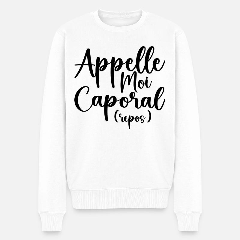 Appelle Moi Caporal - Pull Premium bio Homme - blanc