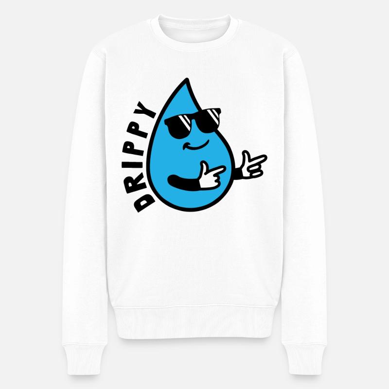 Dégoulinant - Pull Premium bio Homme - blanc