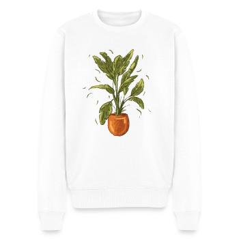 Plante - Pull Premium bio Homme - blanc - Devant - Thijin (182cm)