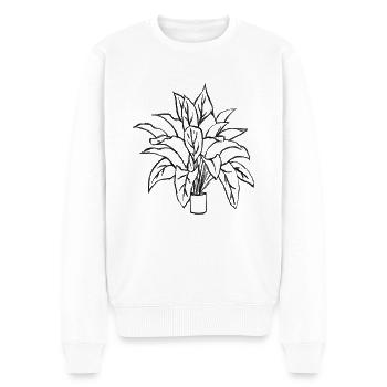 Plante - Pull Premium bio Homme - blanc - Devant - Thijin (182cm)