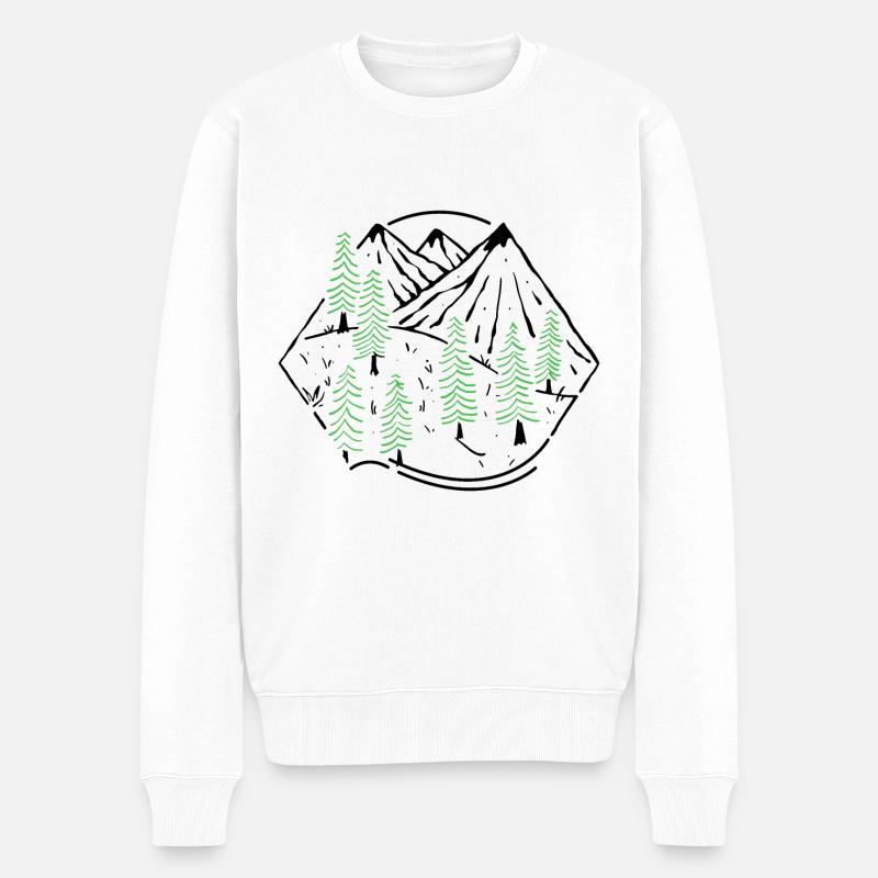 Arbre - Pull Premium bio Homme - blanc