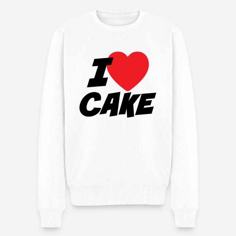 J’aime les gâteaux - Pull Premium bio Homme - blanc