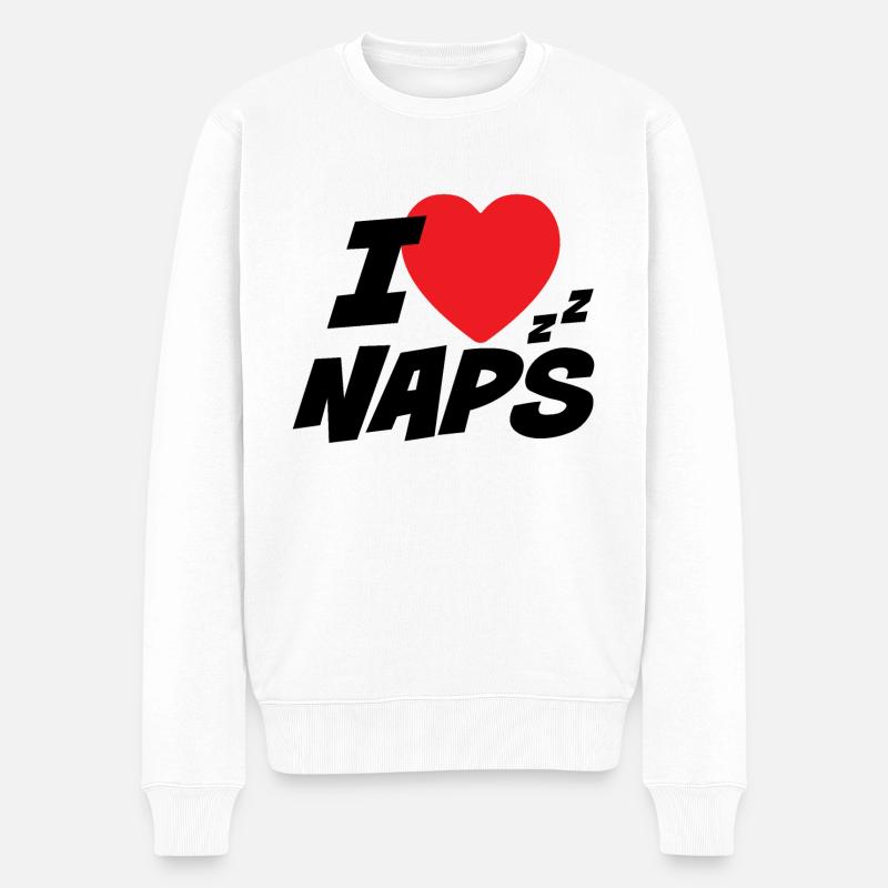 J’adore les siestes - Pull Premium bio Homme - blanc