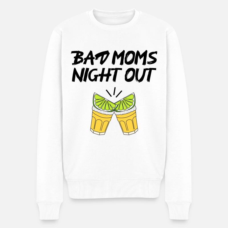 Soirée Bad Moms - Pull Premium bio Homme - blanc