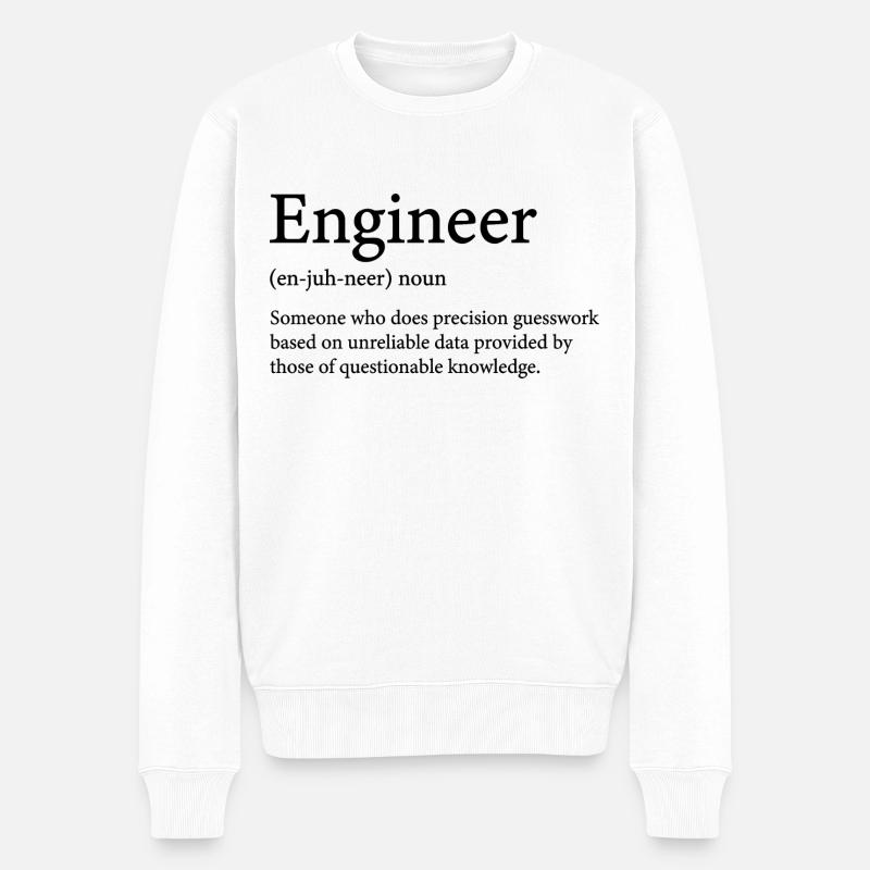 Définition de l'ingénieur - Pull Premium bio Homme - blanc