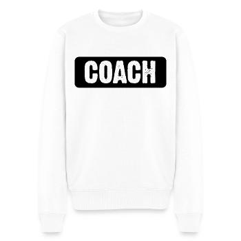 Entraîneur - Pull Premium bio Homme - blanc - Devant - Thijin (182cm)