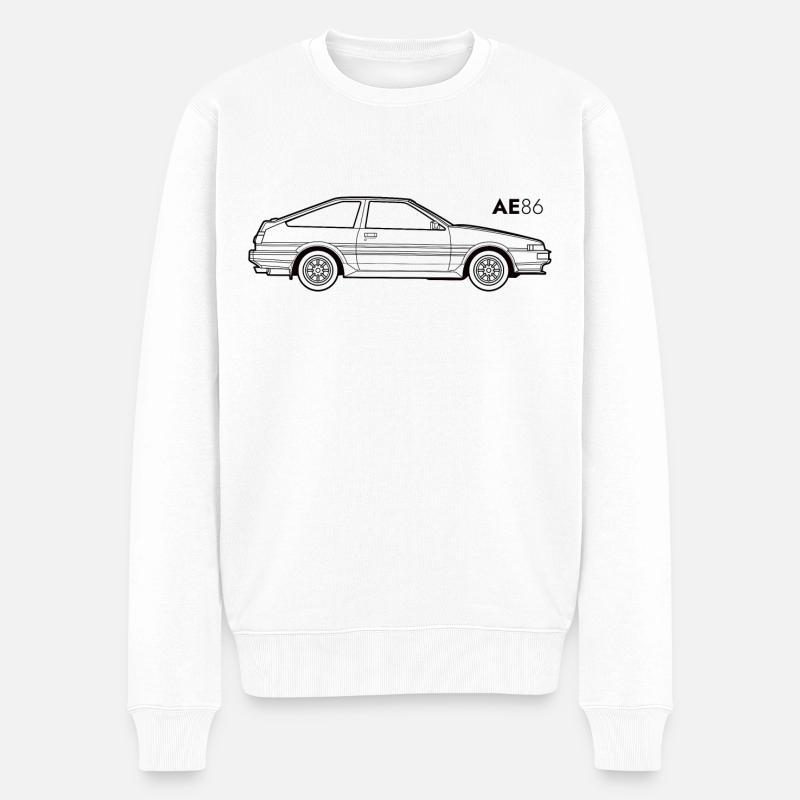 Trueno AE86 - Pull Premium bio Homme - blanc