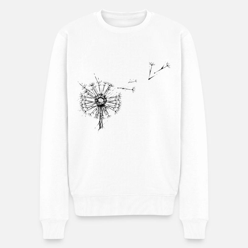 Pissenlit - Pull Premium bio Homme - blanc