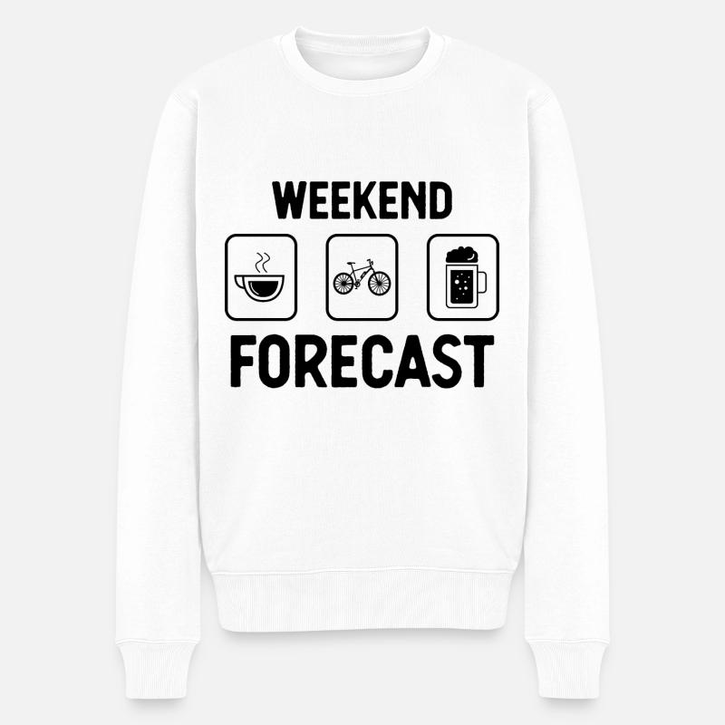 Prévisions du week-end - (2) - Pull Premium bio Homme - blanc