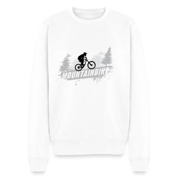 Vélo de montagne - - Pull Premium bio Homme - blanc - Devant - Thijin (182cm)