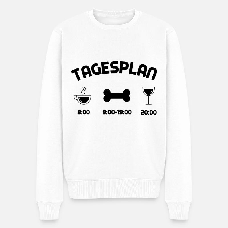 Schedule 4 - (2) - Men's Premium Organic Jumper - white