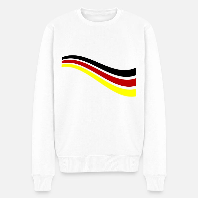 L’équipe Germany Line Germany - Pull Premium bio Homme - blanc