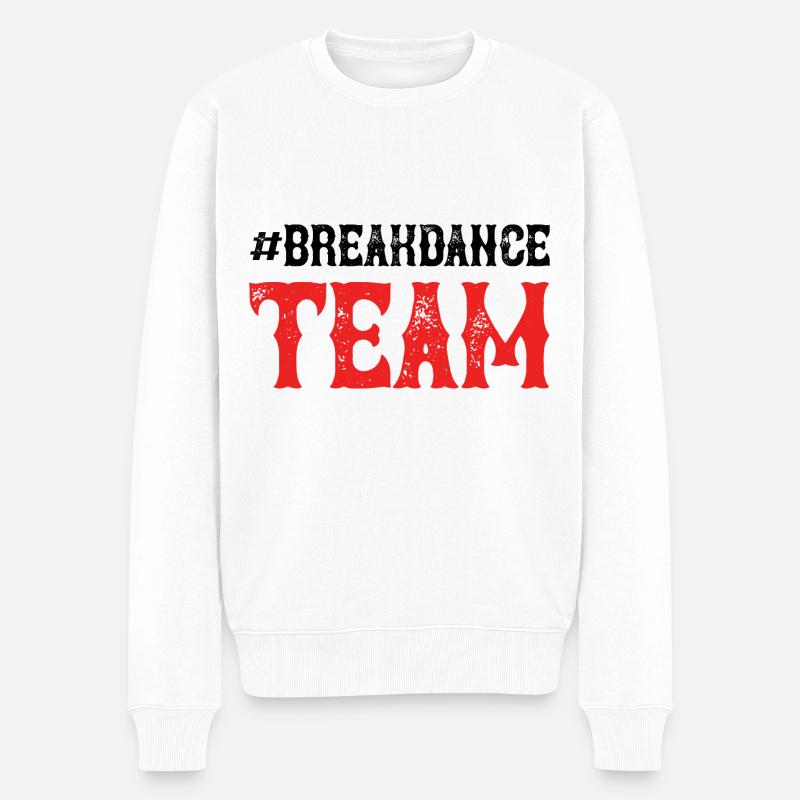 Équipe de breakdance - Pull Premium bio Homme - blanc