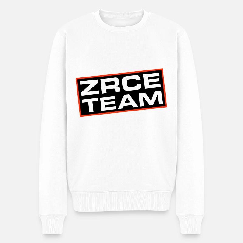 Zrce Team - Männer Premium Bio Pullover - Weiß