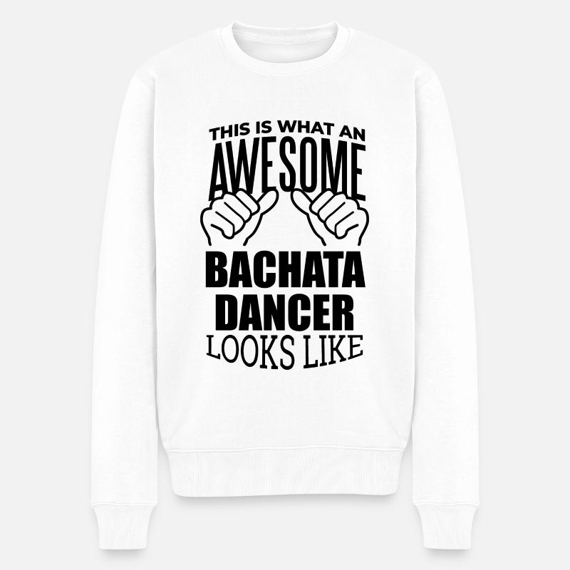 Bachata - Pull Premium bio Homme - blanc