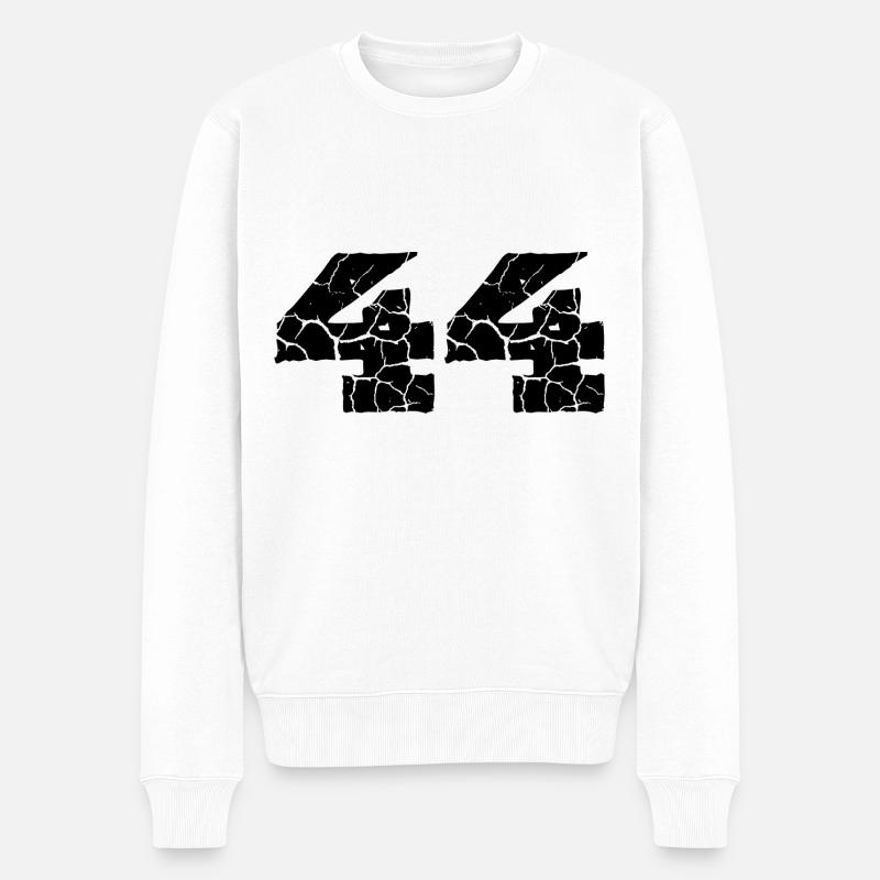 Maillot numéro 44 - Pull Premium bio Homme - blanc