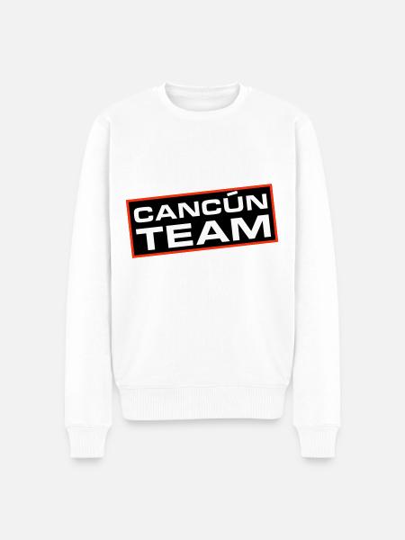 Cancun Team - Men's Premium Organic Jumper - white